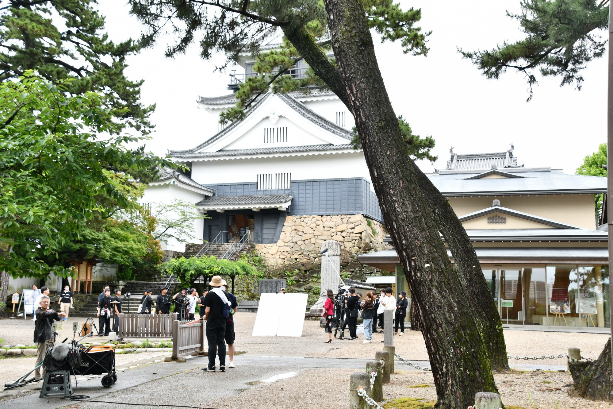 ドラマ「令和の三英傑！」の撮影を支援しました！