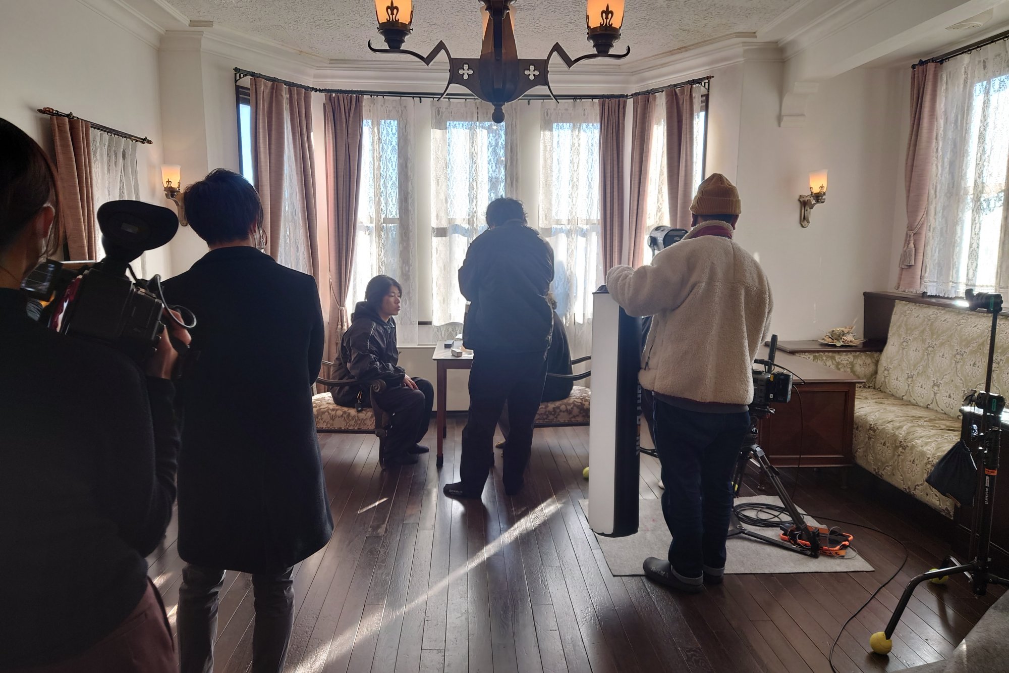 ⼤垣共⽴銀⾏CM「OKB荘シリーズ」第2弾の撮影を支援しました！