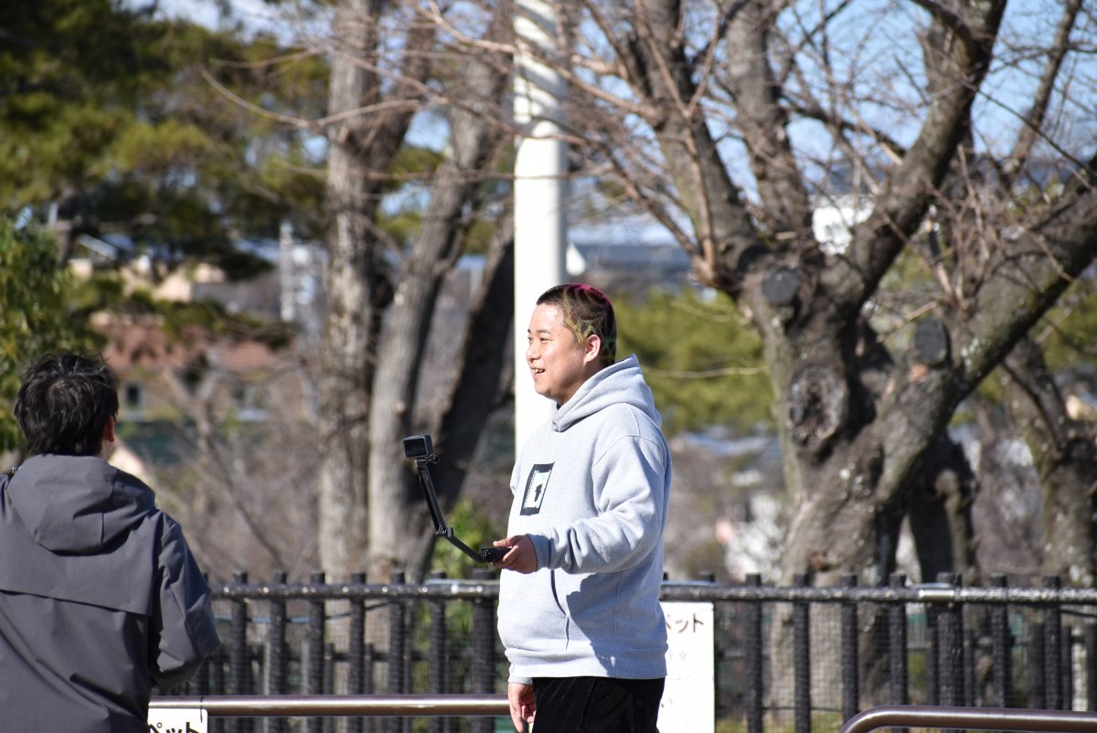 ゆめまると虫眼鏡が集合。