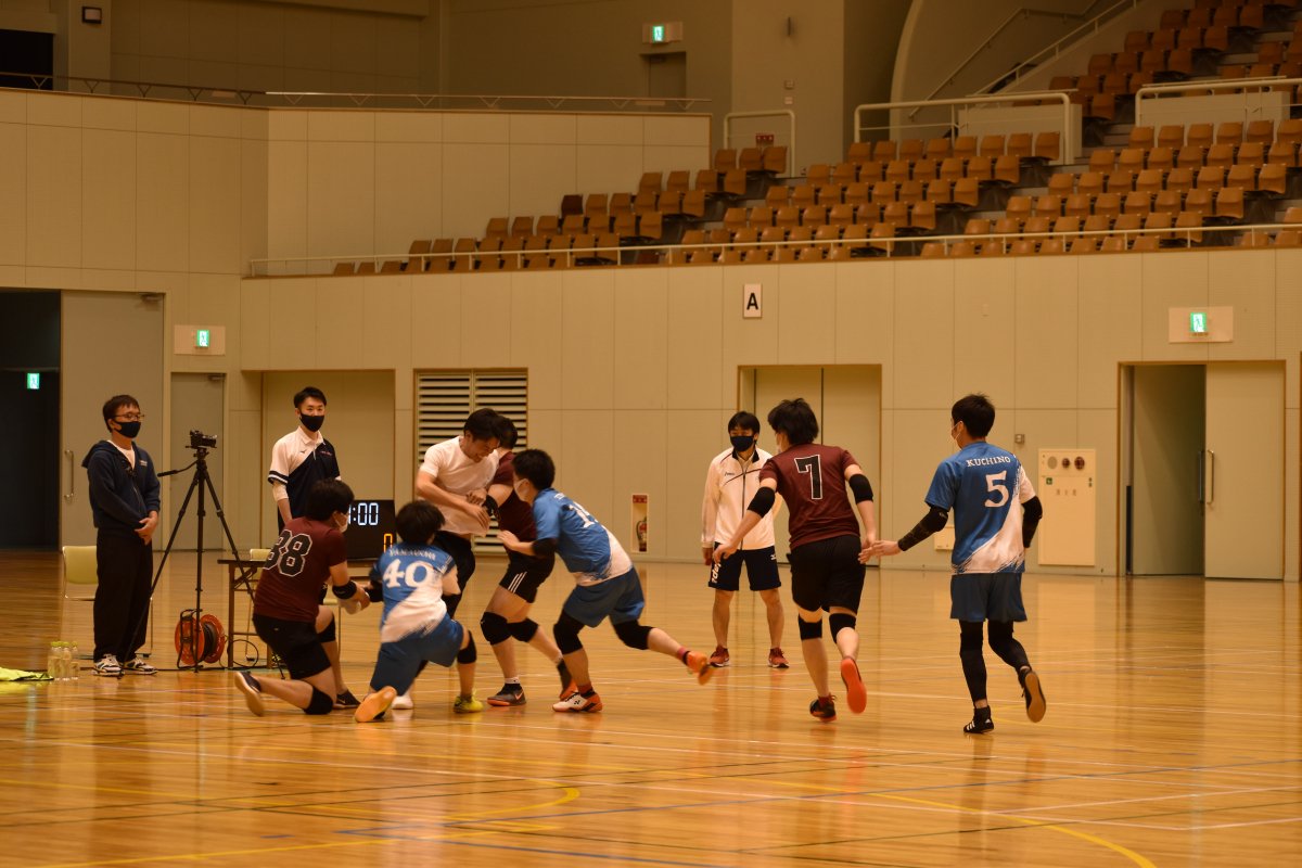 惜しくも捕まる。