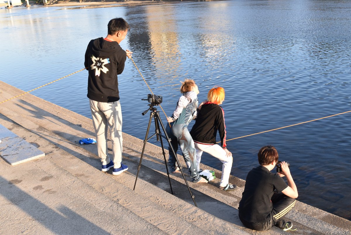 東海オンエアの水上歩行実験動画を支援しました 新着情報 岡崎フィルムコミッション